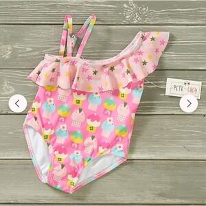 3T Pete‎ And Lucy Cute As A Cupcake One-piece Swimsuit NWT